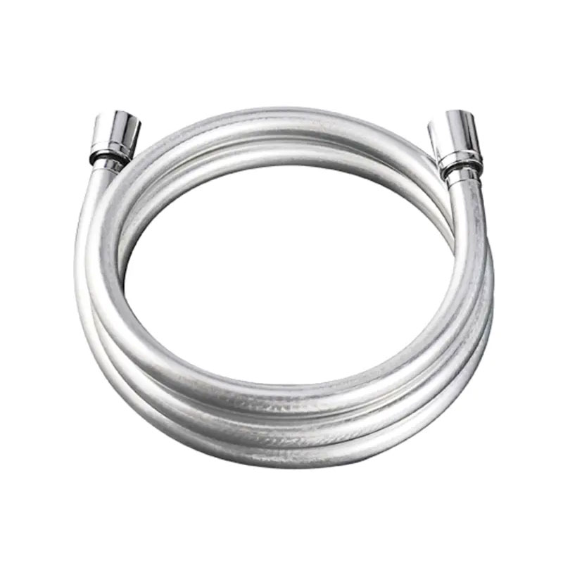 Silberner PVC-Schlauch